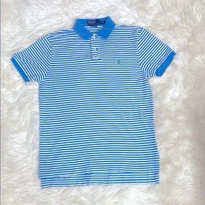 💙Polo Blue Striped Men's Shirt 💚Size Large
